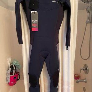 Billabong Wetsuit Mens 3/2 Revolution Chest Zip - Medium